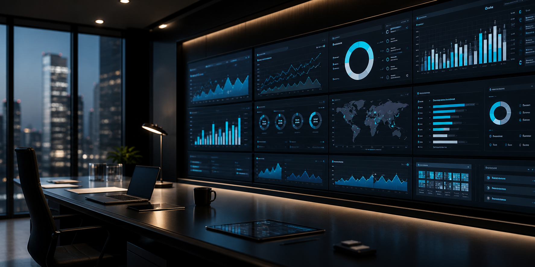 Executive dashboard visual for the insights section